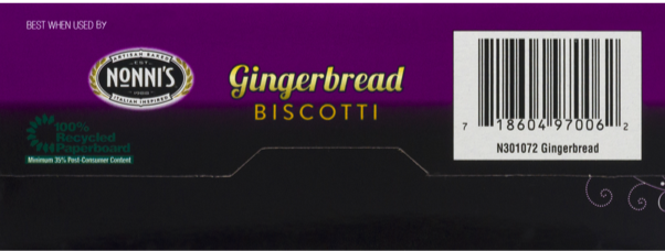 Gingerbread Biscotti