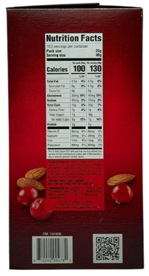 Cranberry Almond Thin Cookies