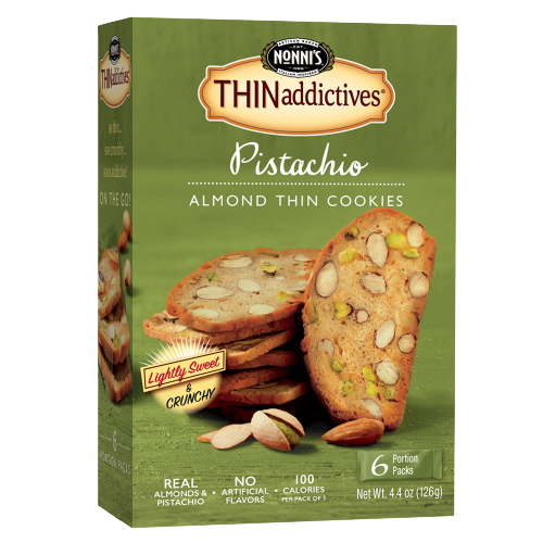 Pistachio Almond Thin Cookies
