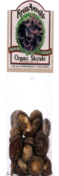 Dried Organic Shiitake Mushroom
