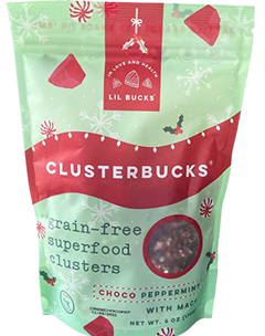 Chocolate Peppermint Granola Clusters