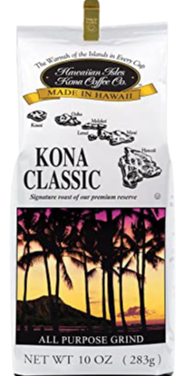 Classic Kona Blend Medium Roast Ground Coffee