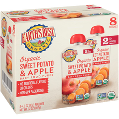 Organic Sweet Potato & Apple Baby Food Puree