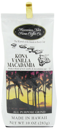 Kona Vanilla Macadamia Nut Ground Coffee
