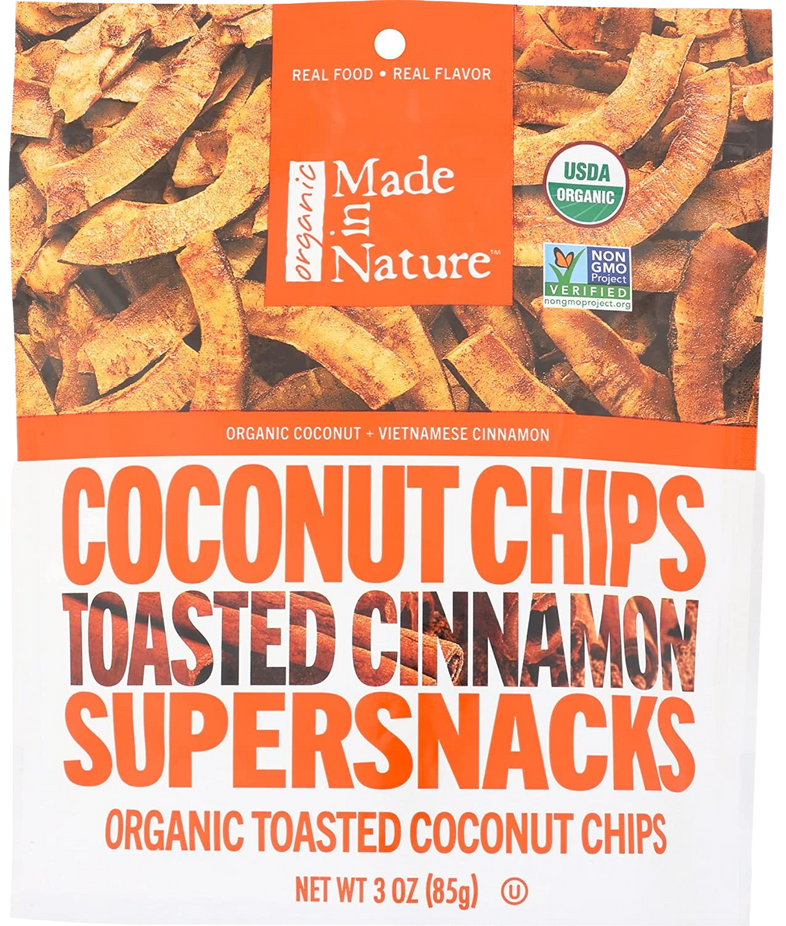 Organic Toasted Cinnamon Coconut Chips