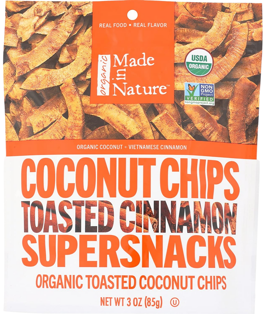 Organic Toasted Cinnamon Coconut Chips
