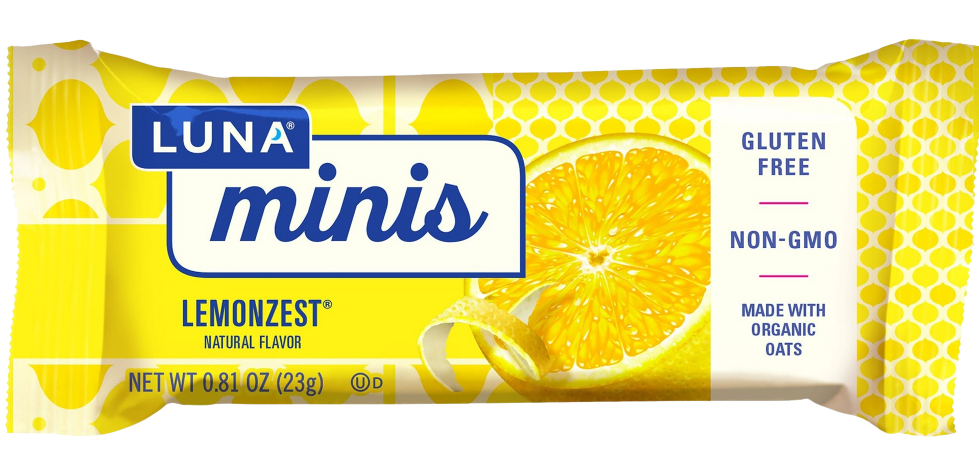 Bar Mini Lemon Zest Org (10 Pack)