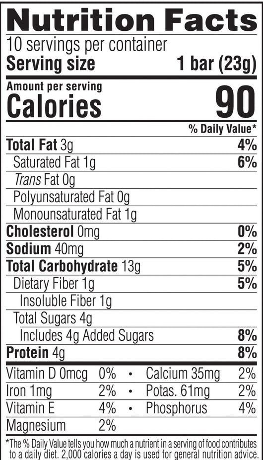 Bar Mini Lemon Zest Org (10 Pack)