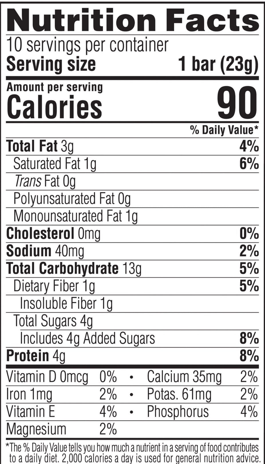 Bar Mini Lemon Zest Org (10 Pack)