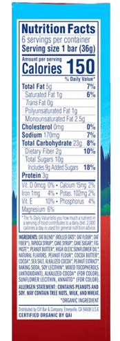 Chocolate Peanut Butter Brownie Bar