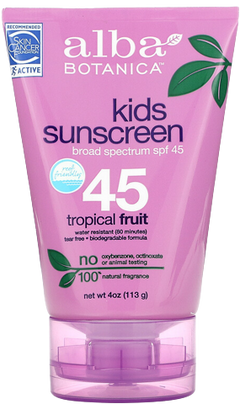 Kids Tropical Fruit Sunscreen Lotion, Spf 45