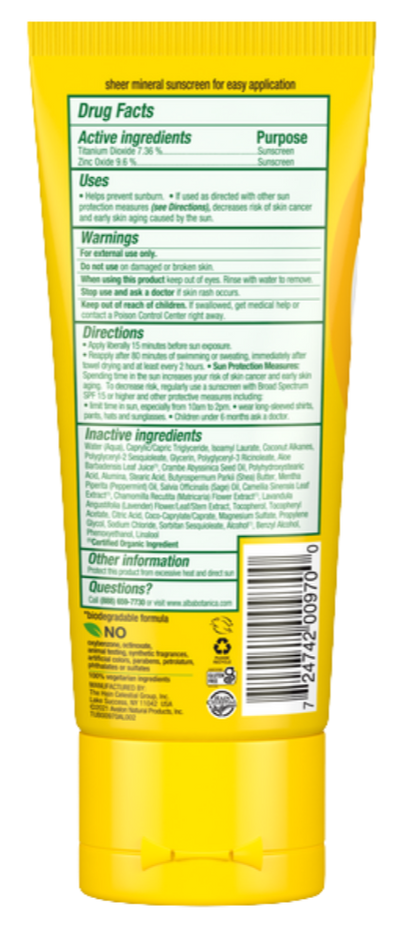 Clear Mineral Sunscreen Lotion Spf 45