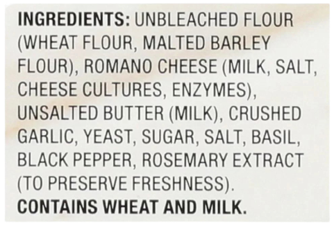 Garlic Romano Cheesesticks