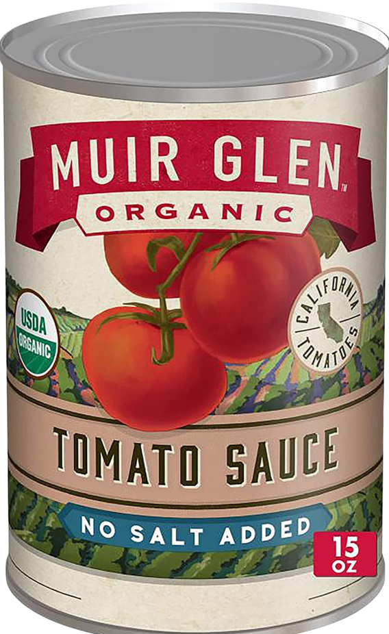 Organic Tomato Sauce No Salt Added
