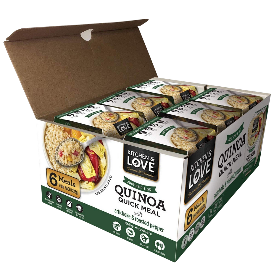Artichoke & Roasted Peppers Quinoa Meal (6 Pack)