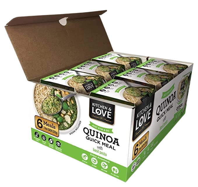 Gluten Free Basil Pesto Quinoa Meal (6 Pack)