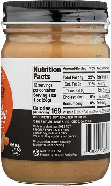 Creamy Cashew Butter