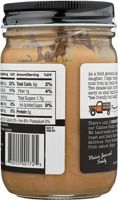 Creamy Cashew Butter