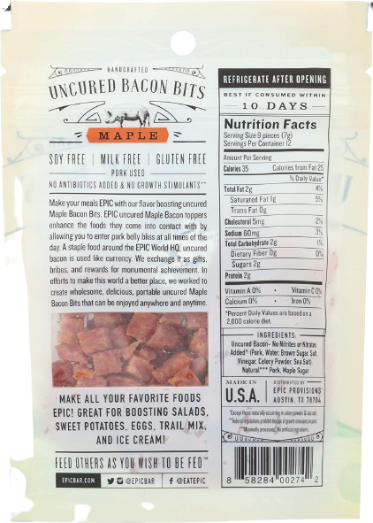 Maple Bacon Bits