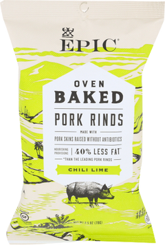 Pork Rinds Chili Lime Baked