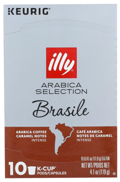 Brasile Single Serve For Keurig Brewers K-Cup Pods (10 CT)