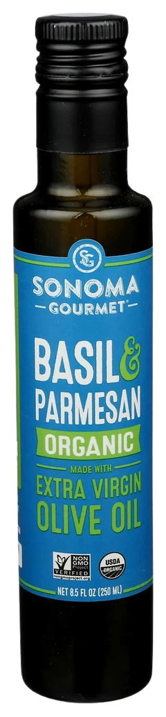 Organic  Extra Virgin Olive Oil Basil Parm