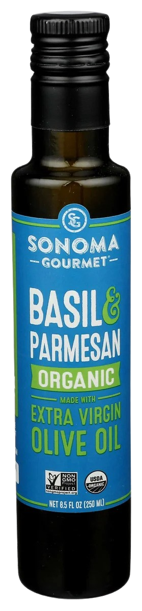 Organic  Extra Virgin Olive Oil Basil Parm