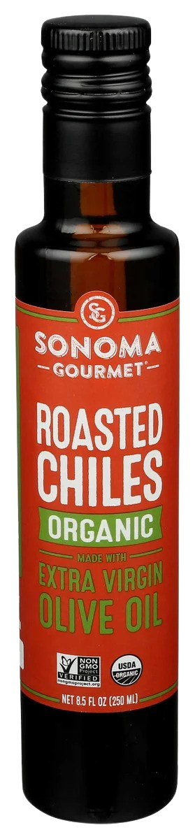 Organic Extra Virgin Olive Oil Roasted Chiles