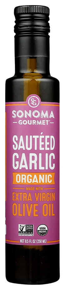 Organic Extra Virgin Olive Oil Sauteed Garlic