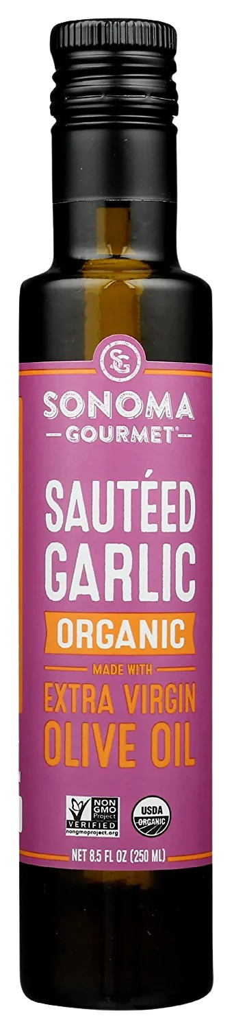 Organic Extra Virgin Olive Oil Sauteed Garlic