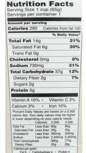 Instant Noodle Chicken Cup