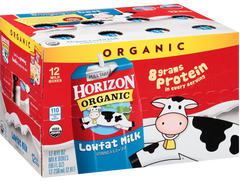 Organic Lowfat Milk 12Ct