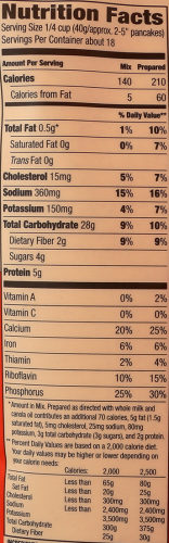 Buttermilk Pancake & Waffle Mix