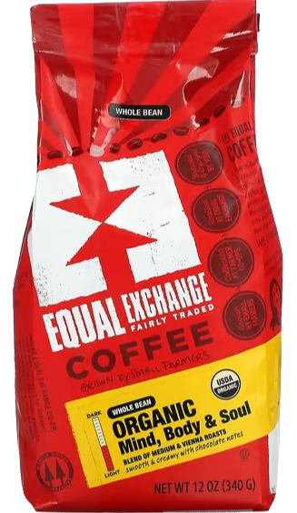 Organic Mind Body & Soul Whole Bean Coffee
