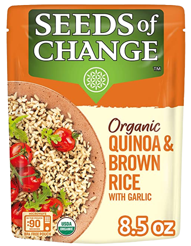 Organic Quinoa & Brown Rice With Garlic