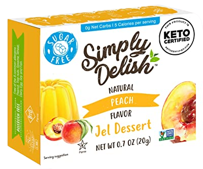 Natural Peach Flavor Jel Dessert