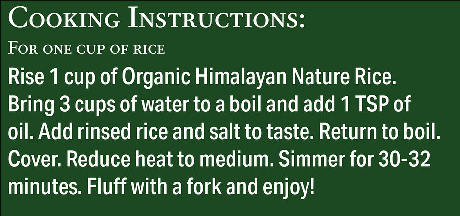 Organic Himalayan Nature Rice