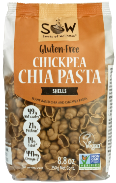 Pasta Shells Chickpea Chia