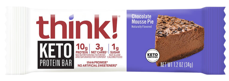 Chocolate Mousse Pie Keto Protein Bar (10 Pack)