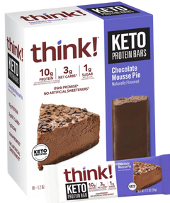 Chocolate Mousse Pie Keto Protein Bar (10 Pack)