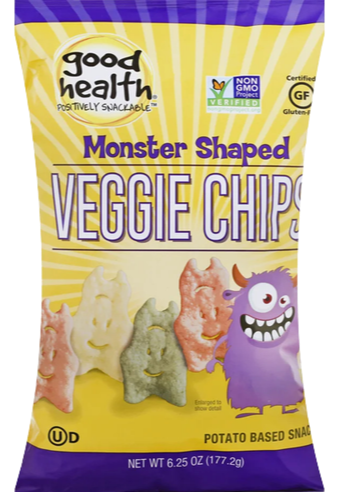 Monster Shaped Veggie Chips