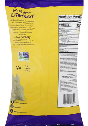 Monster Shaped Veggie Chips