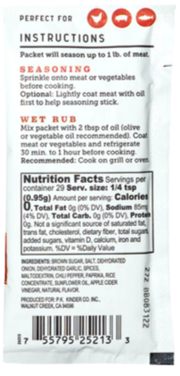 Brown Sugar With Woodfired Garlic Seasoning