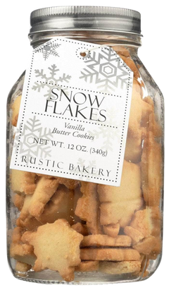 Vanilla Snowflakes Cookie Jar