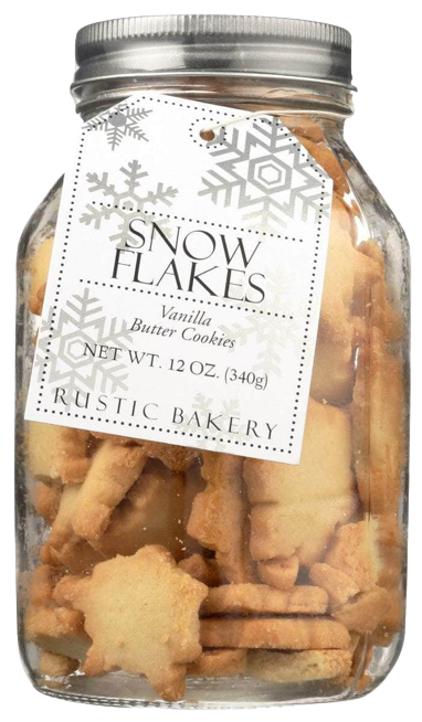 Vanilla Snowflakes Cookie Jar