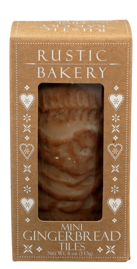 Mini Gingerbread Tile Cookies