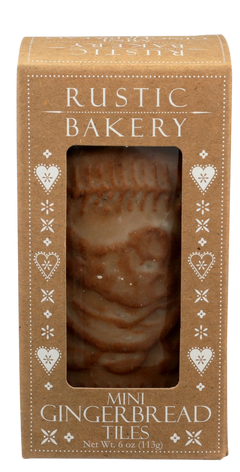 Mini Gingerbread Tile Cookies
