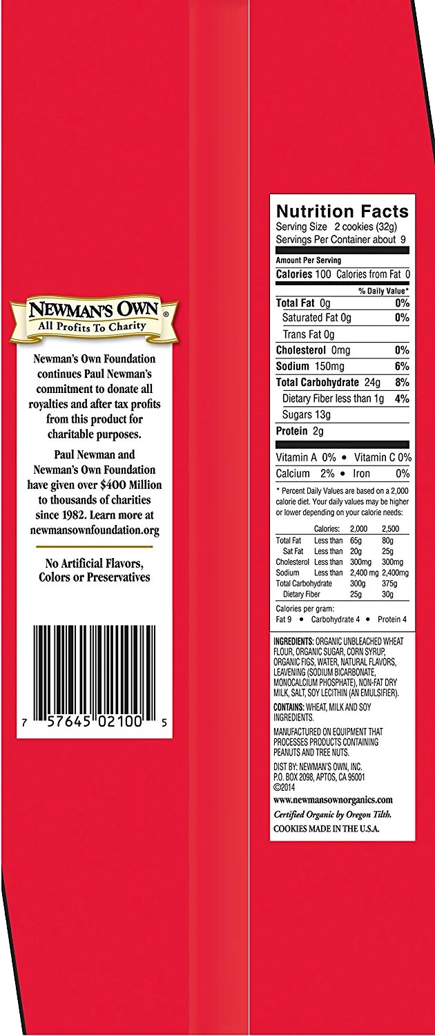 Free Fig Newmans Cookie Bar