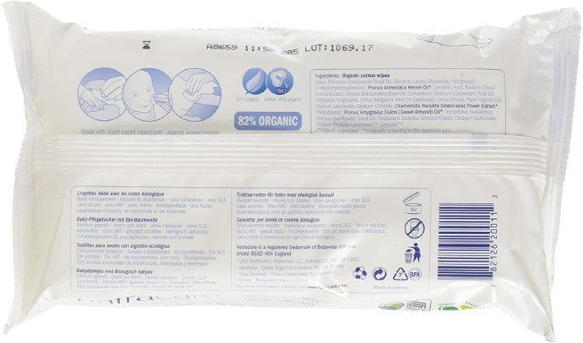 Organic Cotton Baby Wipes
