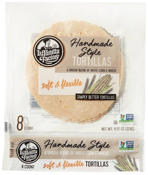 Hand Made Style White Corn Tortillas (8 CT)